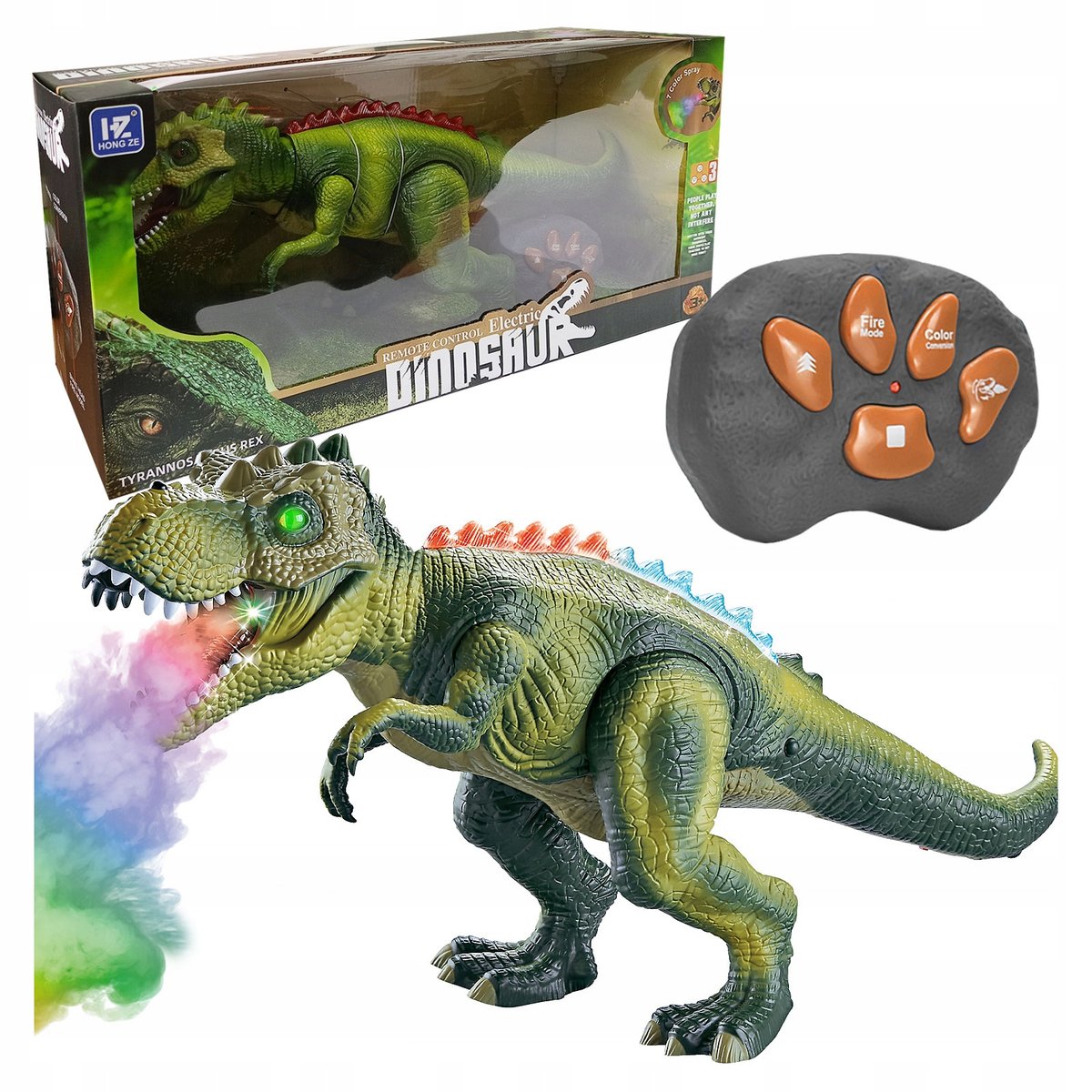 Zdalnie Sterowany Dinozaur Rc Zieje Ryczy Chodzi Mega Dinozaur Na Pilota