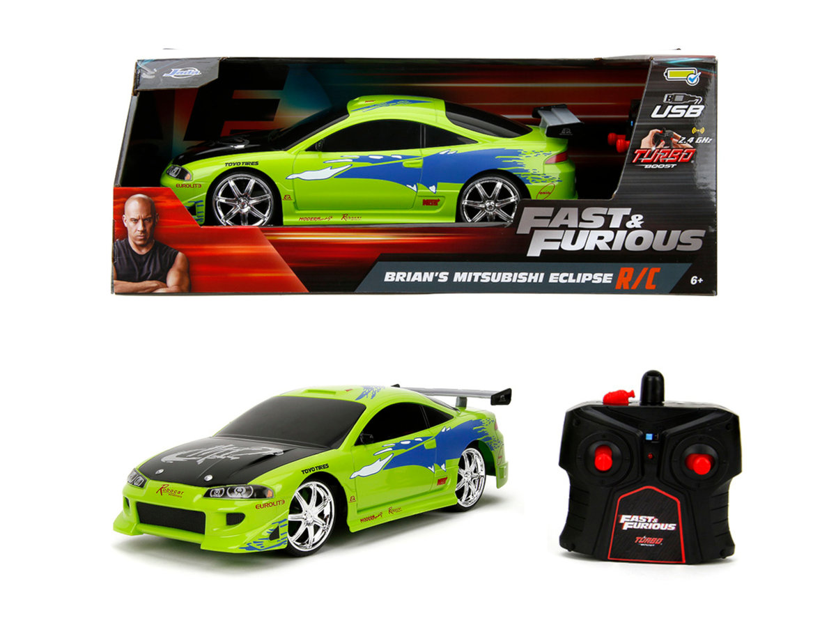 JADA FAST AND FURIOUS BRIAN'S MITSUBISHI ECLIPSE R/C 253206014