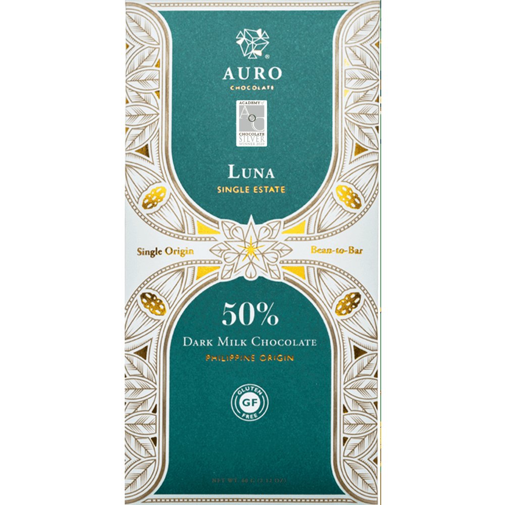Auro czekolada mleczna Luna Dark Milk 50% 60g