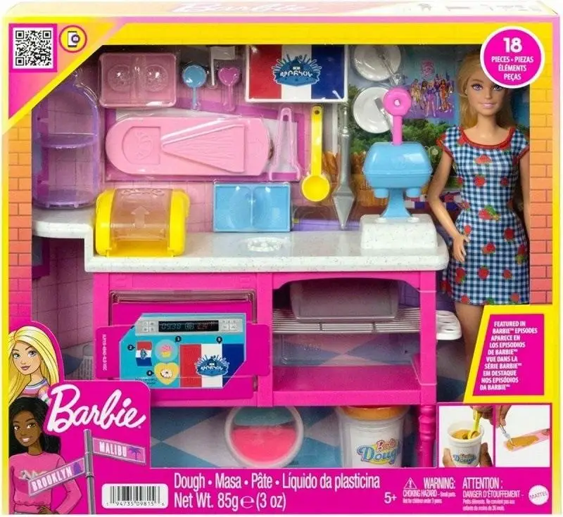Barbie Ciastkarnia zestaw lalka + akcesoria - Mattel