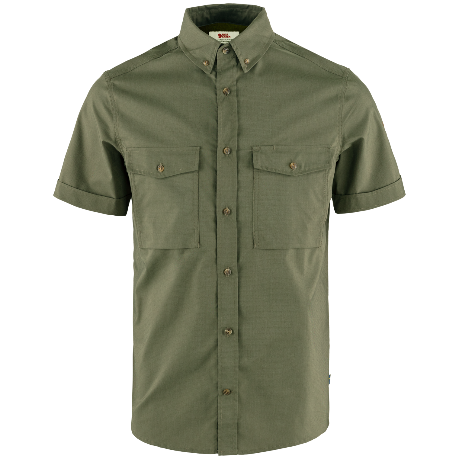 Koszula męska Fjällräven Övik Air Stretch SS Shirt M Rozmiar: M / Kolor: zielony