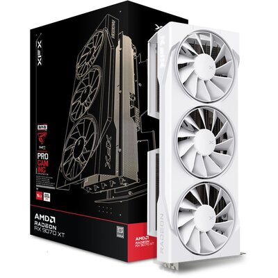 XFX Swift Radeon RX 9070 XT White Triple Fan Gaming Edition 16GB RX-97TSWF3W9