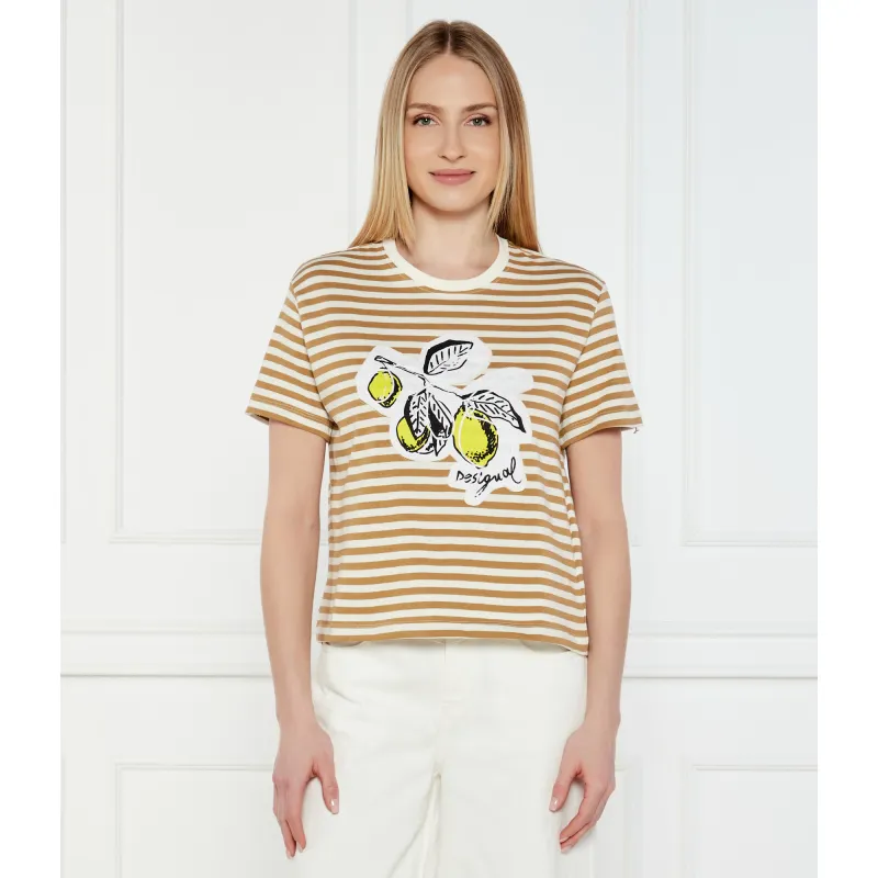 Desigual T-shirt LEMON Regular Fit