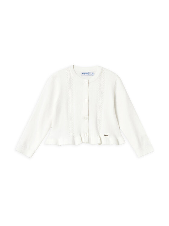Mayoral Kardigan 1398 Écru Regular Fit