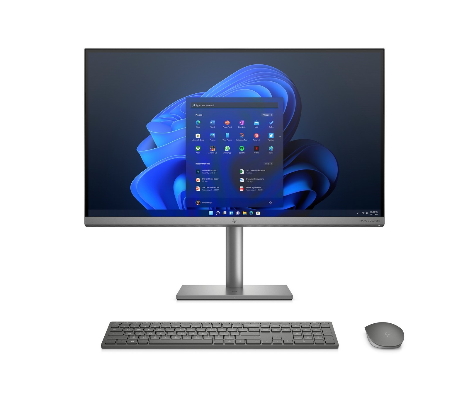All in One HP ENVY 27-cp0000nl / 67D08EA / Intel i5-12 / 16GB / SSD 512GB / NVIDIA RTX 3050 / UHD / Win 11 / Szary