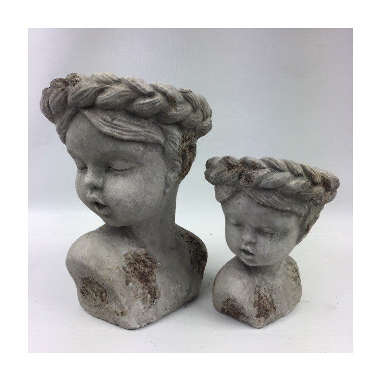 DONICA GŁOWA BETONOWA SZARA SUROWA