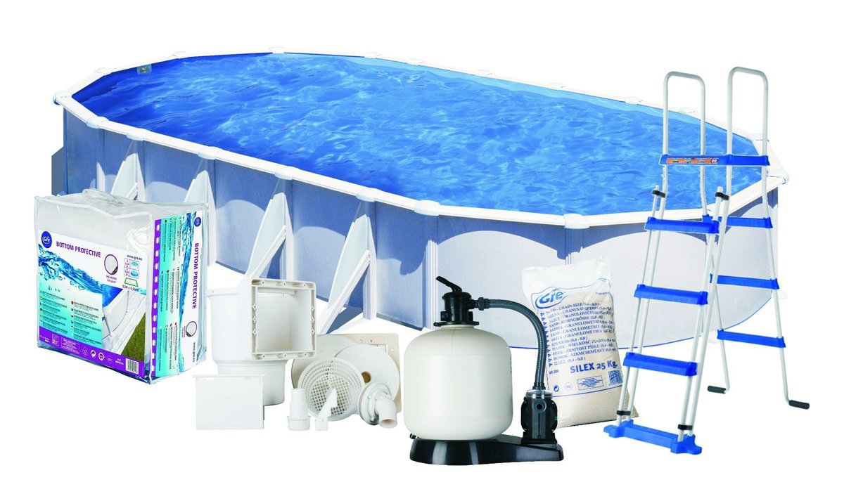 Basen ogrodowy stalowy Atlantis 1000x550x132cm GRE