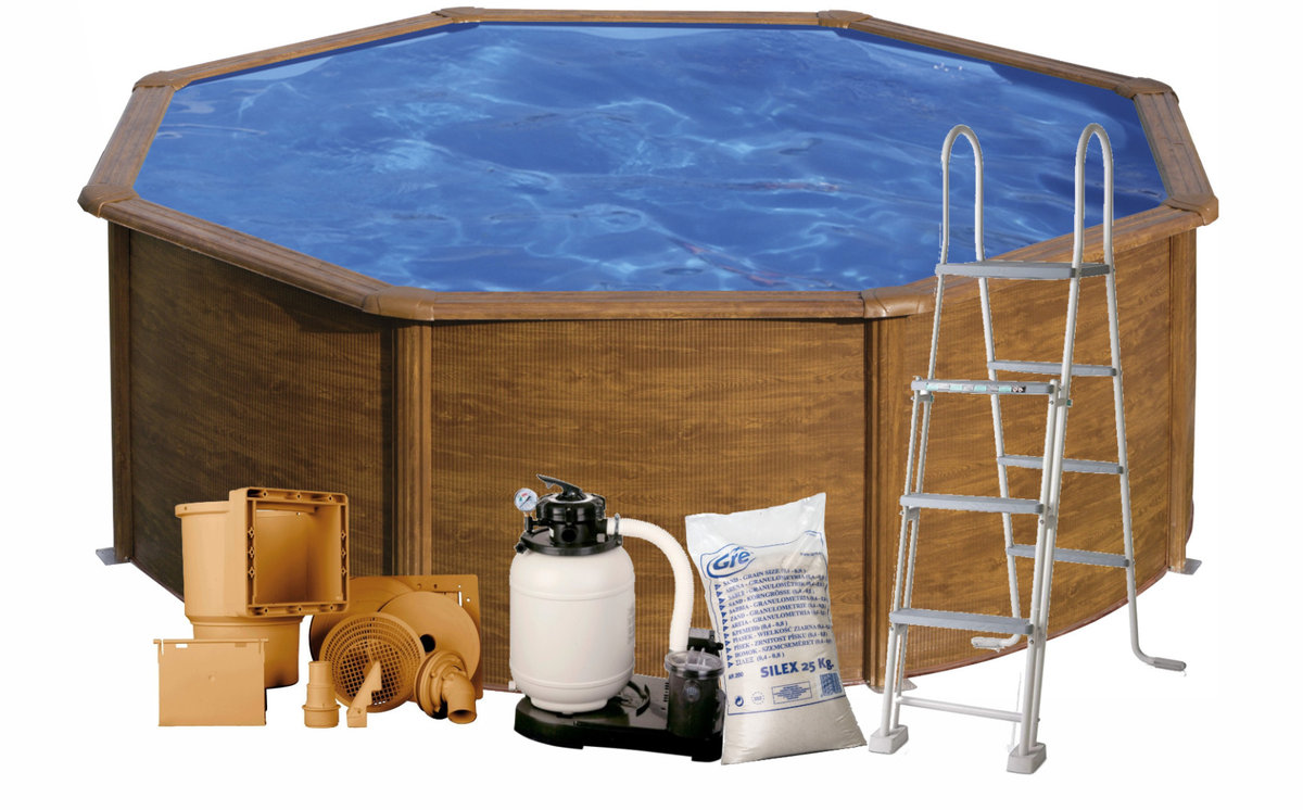 Basen ogrodowy stalowy Pacific 240x120cm GRE