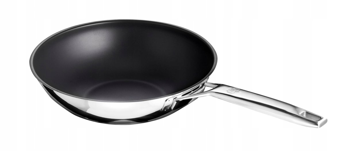 Patelnia UniverSUS 28 cm Astral - czarna, stal nierdzewna