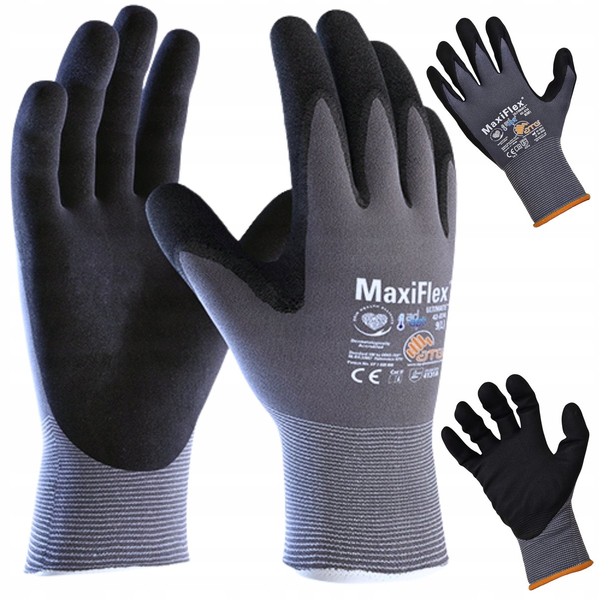Rękawice robocze ATG rękawiczki ELASTYCZNE MaxiFlex ULTIMATE AD-APT 42-874