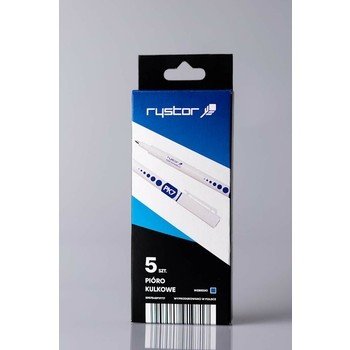 Pióro Kulkowe Pk7 Rystor 5Szt. Niebieski