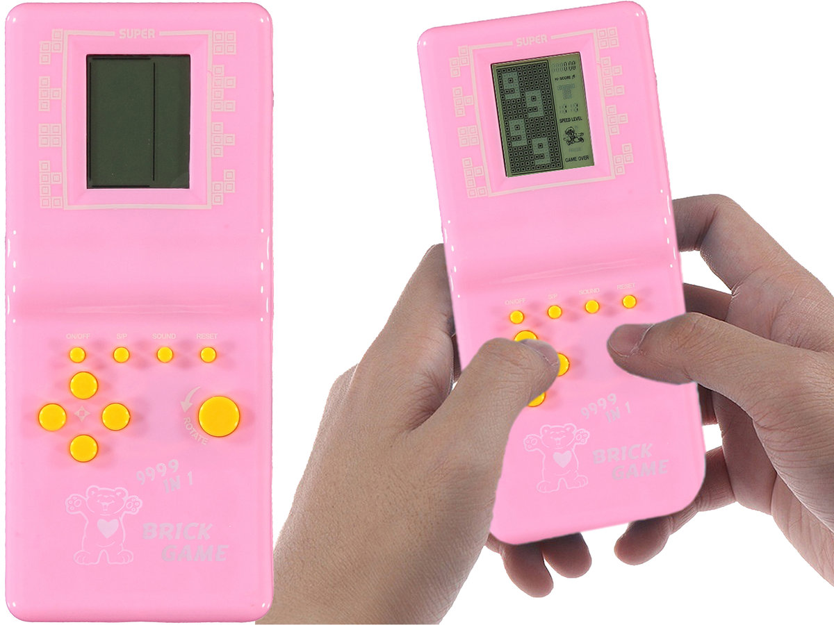 Kieszonkowa GRA ELEKTRONICZNA TETRIS KONSOLA ZRĘCZNOŚCIOWA Pad Mix