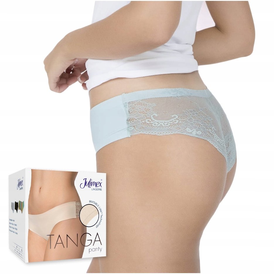 Majtki Koronkowe Julimex Tanga Damskie Figi - Xl