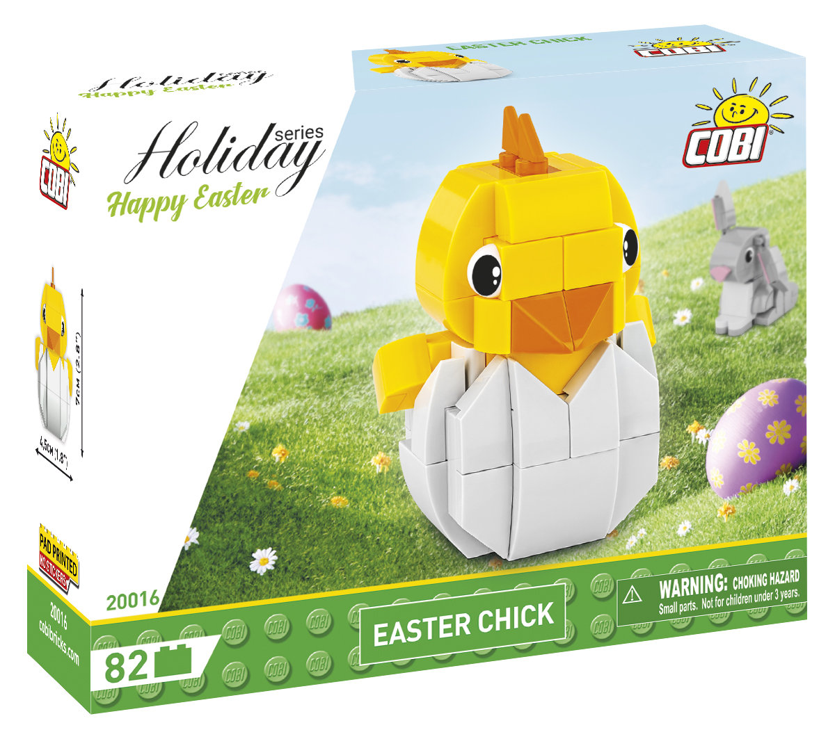 COBI Easter, kurczaczek świąteczny 80 kl., COBI-20016