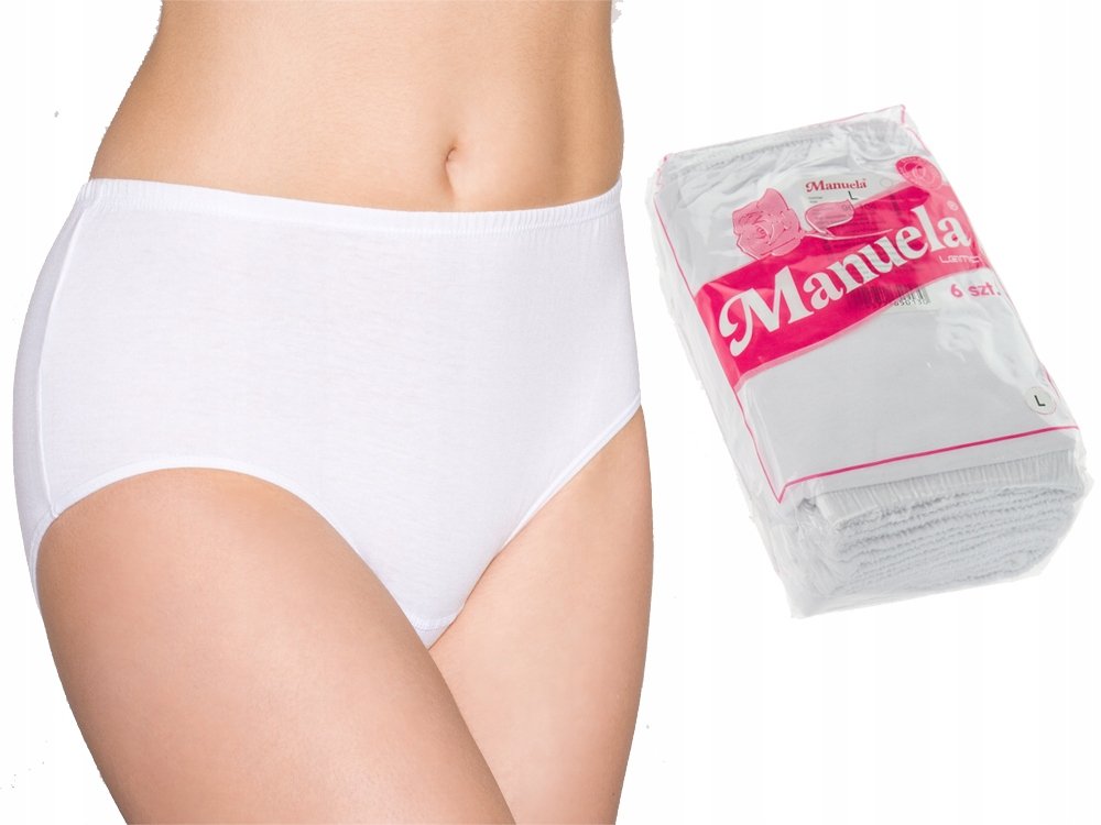 Lama Figi Majtki Damskie Manuela 6Szt R 4Xl