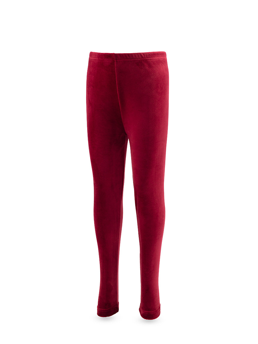 Dziewczęce legginsy welurowe bordowe Tup Tup