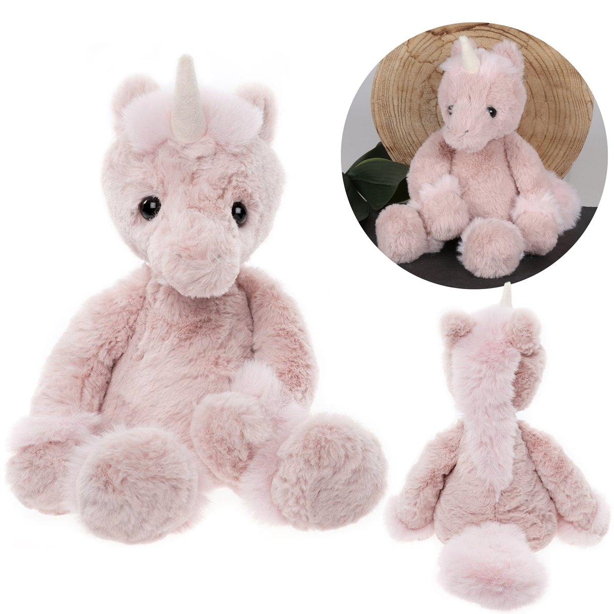 Charlie Bears Maskotka Jednorożec Star, z serii Bear&Me, wyjątkowa przytulanka dla dzieci, 30 cm