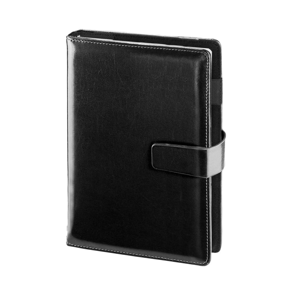 Notes premium czarny A5 z wymiennym wkładem zapięcie magnetyczne Cambridge 180k