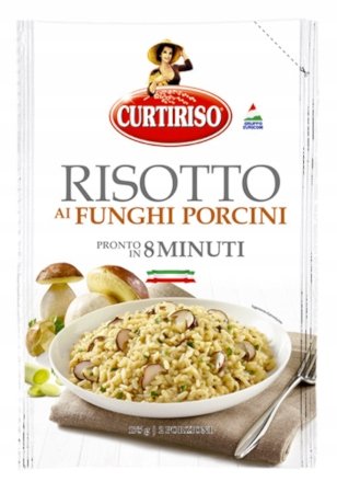 Risotto z Borowikami Risotto Ai Funghi Porcini 175g - Curtiriso