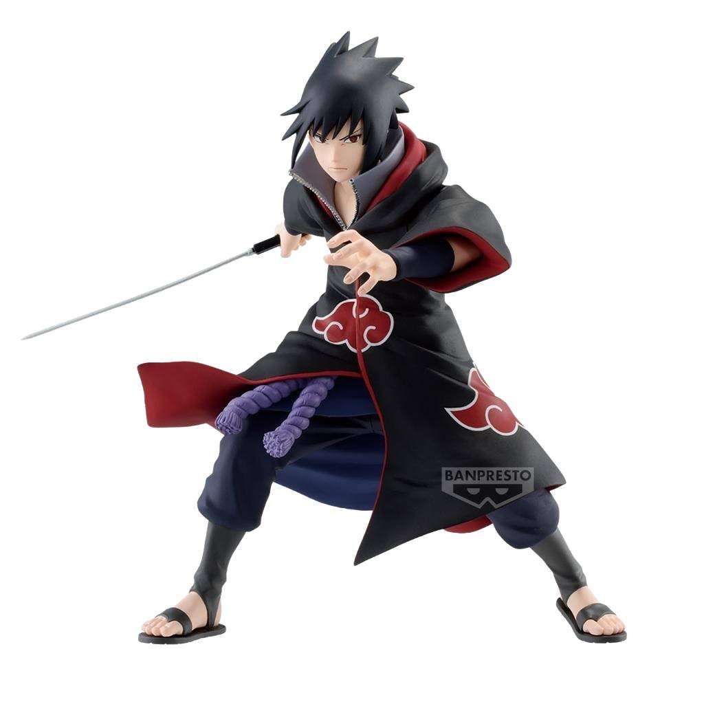 naruto shippuden - uchiha sasuke - figurka vibration stars 15cm