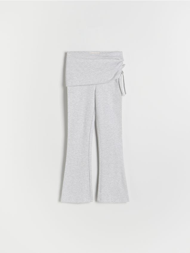 Reserved - GIRLS` TROUSERS - jasnoszary