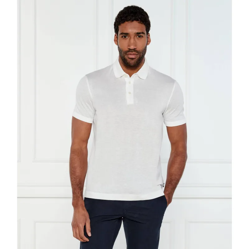 BOSS BLACK Polo H-Press 28 | Regular Fit | z dodatkiem lnu