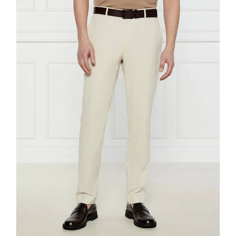 Calvin Klein Spodnie chino SEERSUCKER Regular Fit