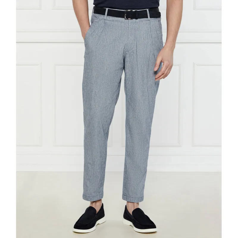 Joop! Jeans Spodnie Hanson Loose fit z dodatkiem lnu