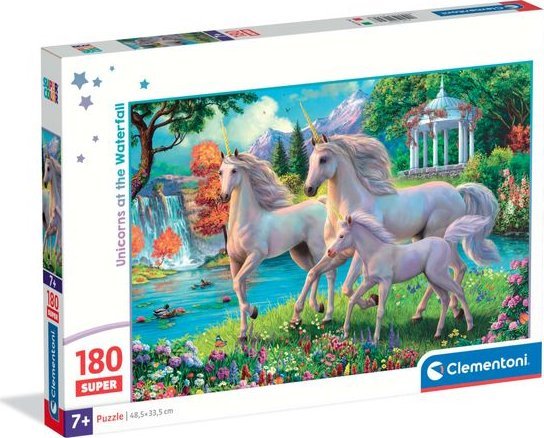 CLE puzzle 180 SuperKolor Unicorns 29794