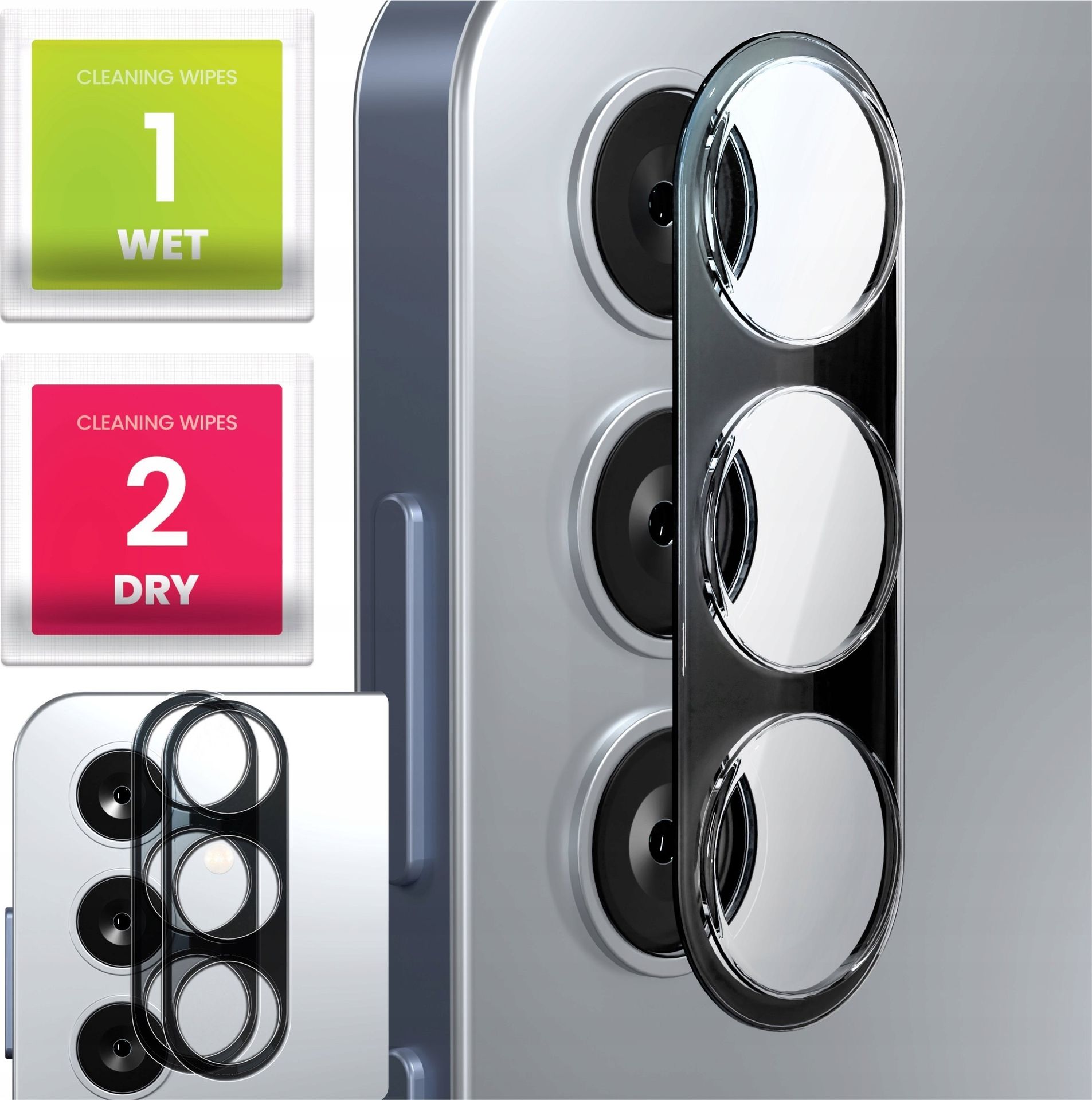 2-PAK Szkło Na Aparat Do Samsung Galaxy A55 5G / A35 Hartowane, Ochronne