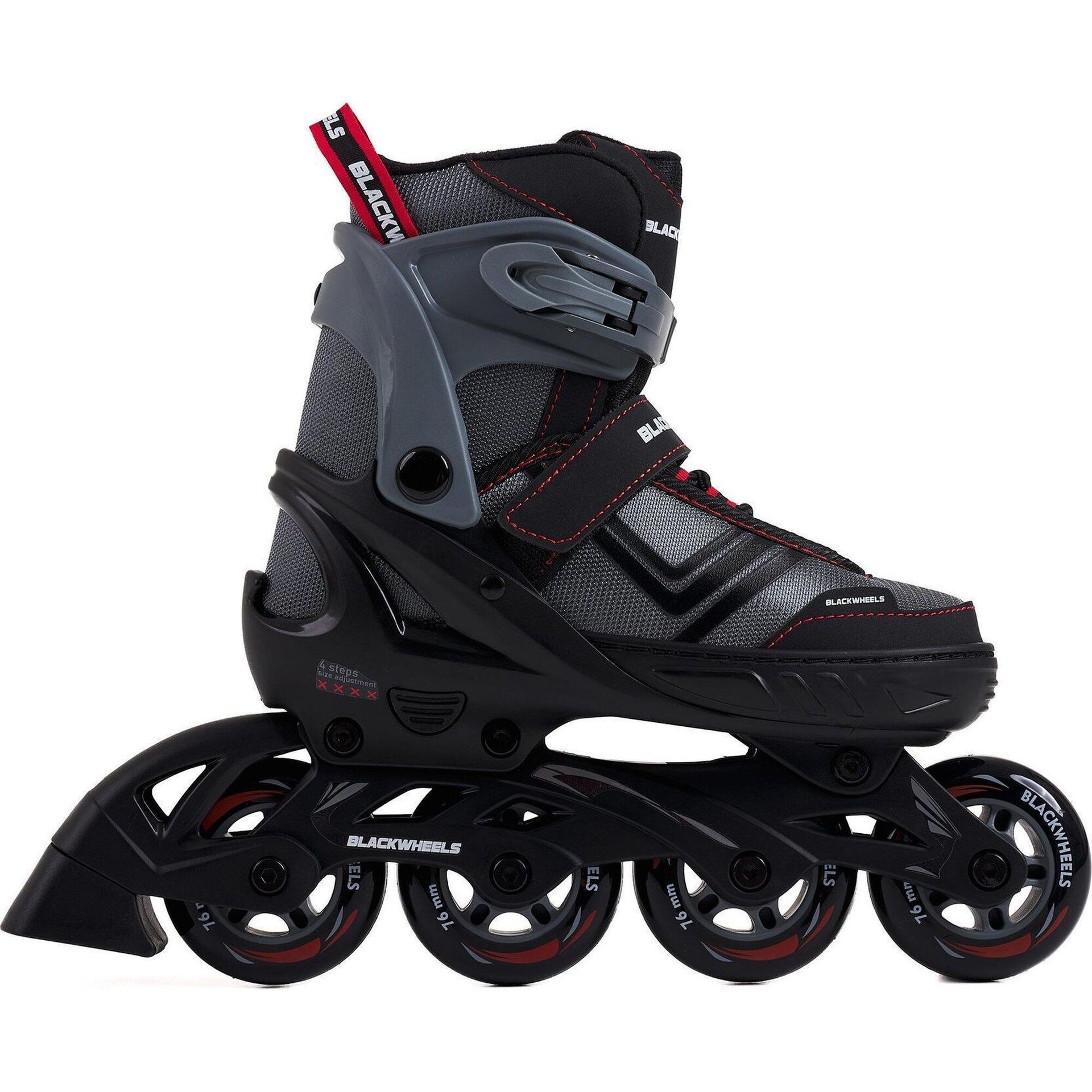 Rolki Blackwheels Playful rekreacyjne regulowane szare r. 36-39