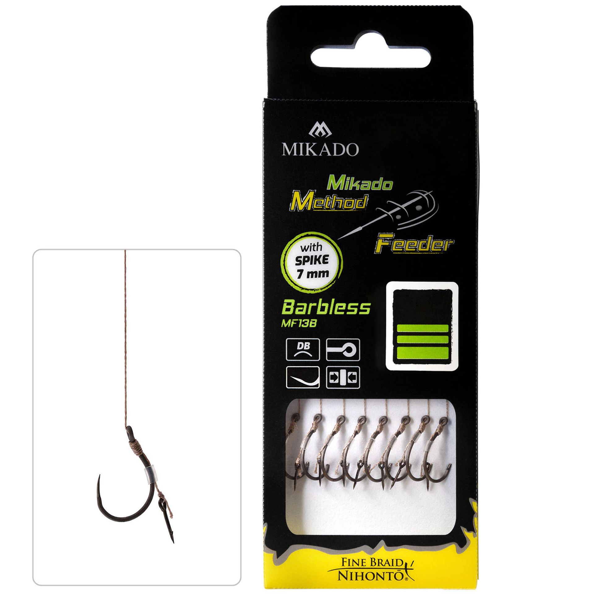 Przypon MIKADO Method Feeder HMFB213BI-8 0.14 mm / 10 cm