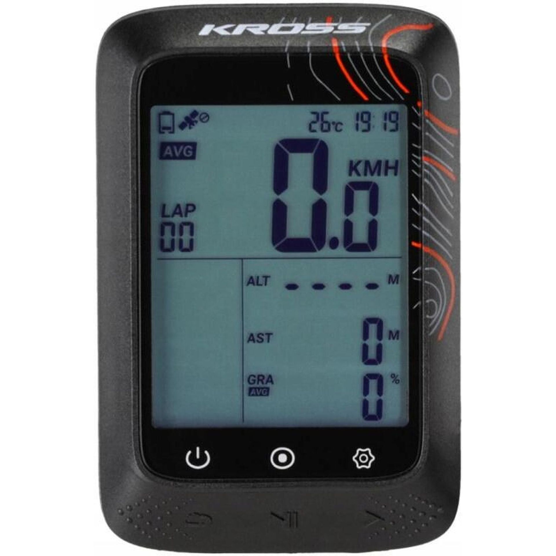 Licznik rowerowy KROSS KRC 439 GPS Podświetlany