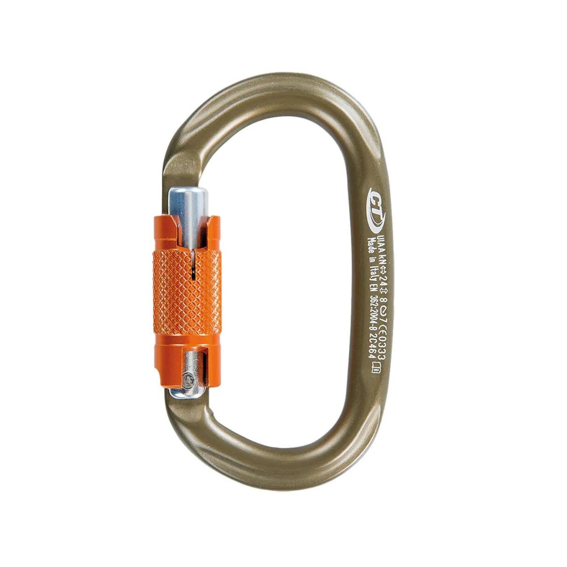Climbing Technology Pillar WG HC Karabinek twistlock, hard coating 2021 Karabinki zakręcane 2C46400SYBCHSTD