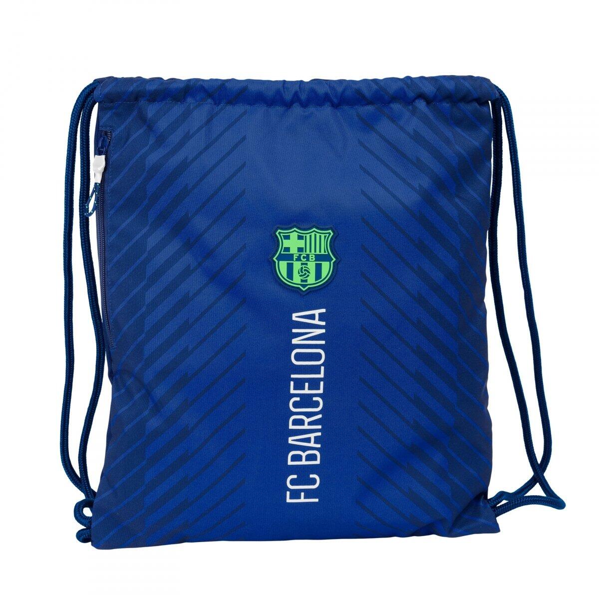 Safta F.C. BARCELONA NAVY BLUE - Plecak sportowy do noszenia na sznurówki, plecak, idealny dla dzieci w różnym wieku, wygodny i wszechstronny, jakość i wytrzymałość, 35 x 45 cm, Granatowy, M, Casual