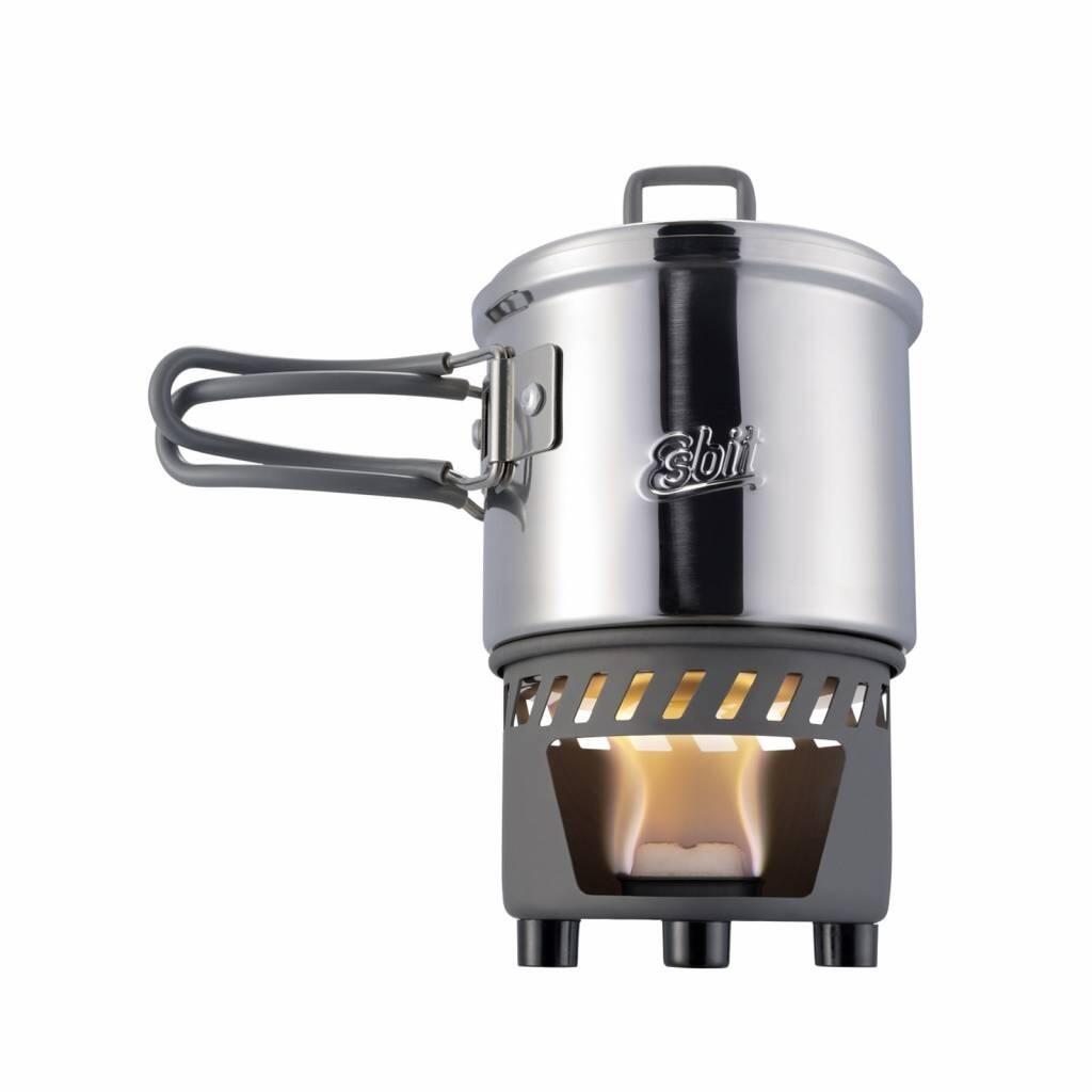 Esbit Zestaw do gotowania Solid Fuel Cookset Stainless Steel 4260149871503