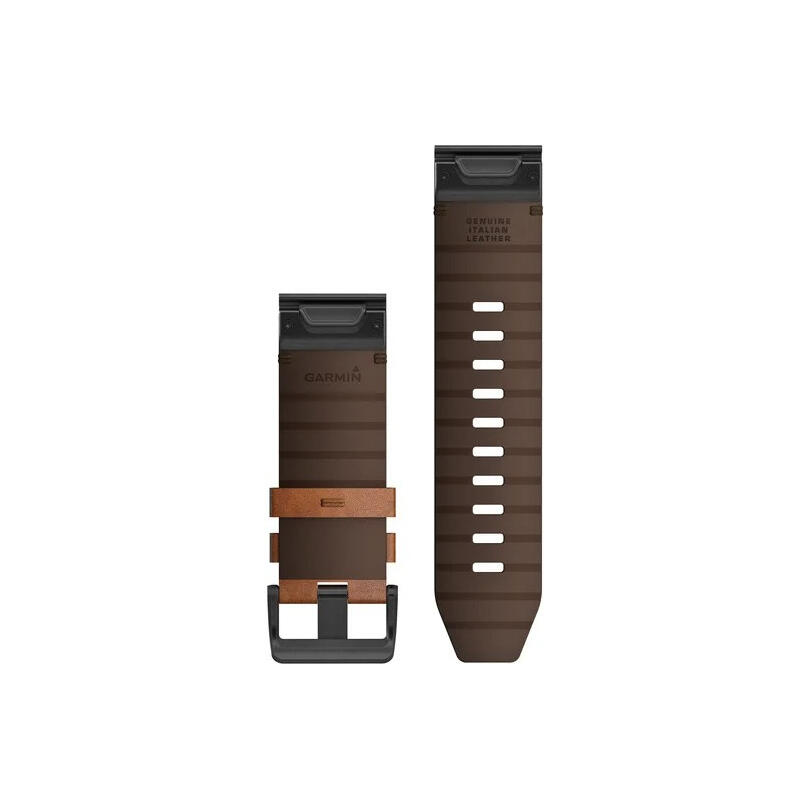 Skórzany pasek Garmin QuickFit 26mm Fenix 5x/5x+/6x  orzechowy 010-12864-05