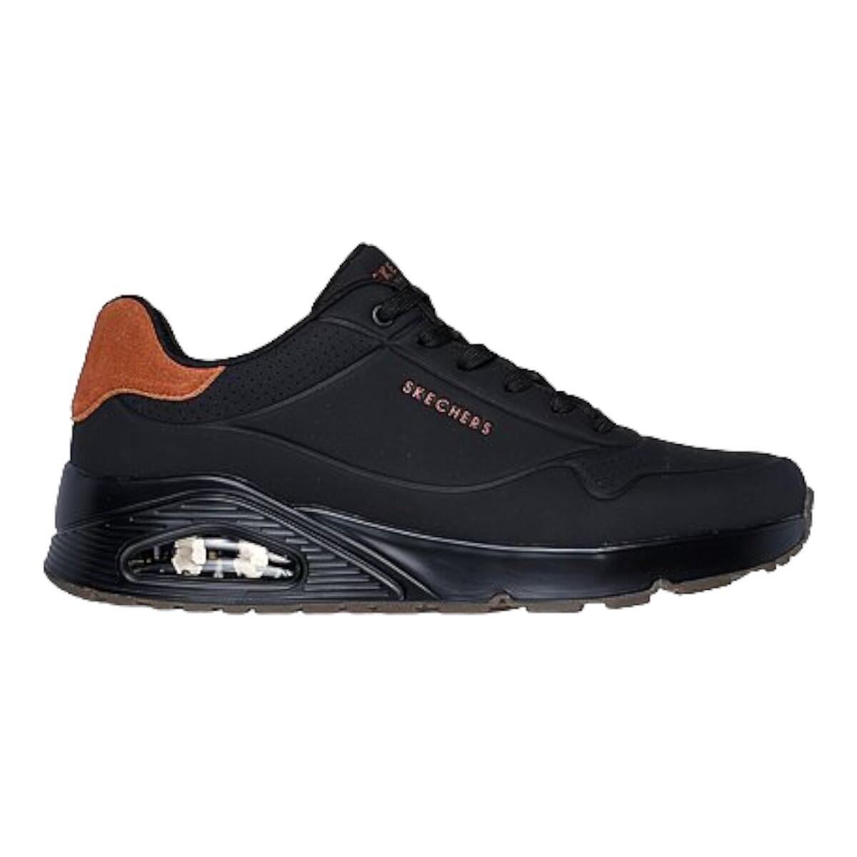 Buty męskie sportowe Skechers Uno [183004/BBK]