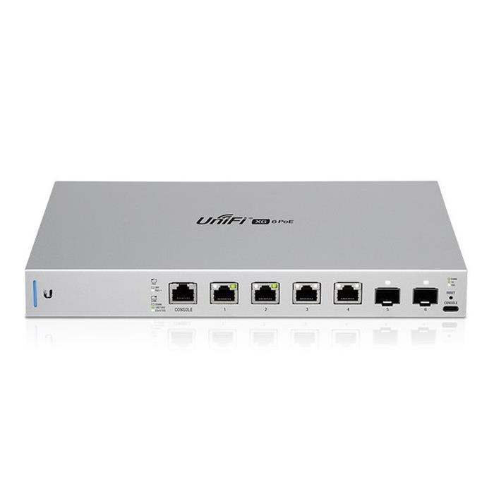 Ubiquiti Switch zarządzalny  us-xg-6poe-eu 4x10gbe rj45 2x10gbe sfp+ poe US-XG-6POE-EU