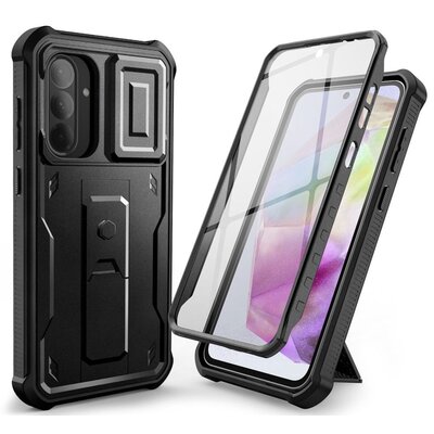 Tech-Protect Etui pancerne Kevlar Cam+ do Galaxy A36 5G, czarne