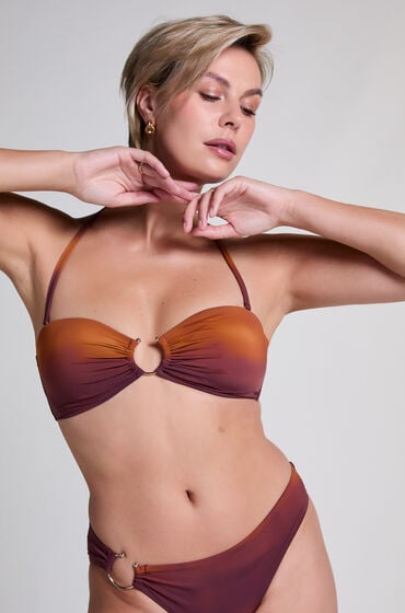 Hunkemöller JANIERO BANDEAU Fioletowy