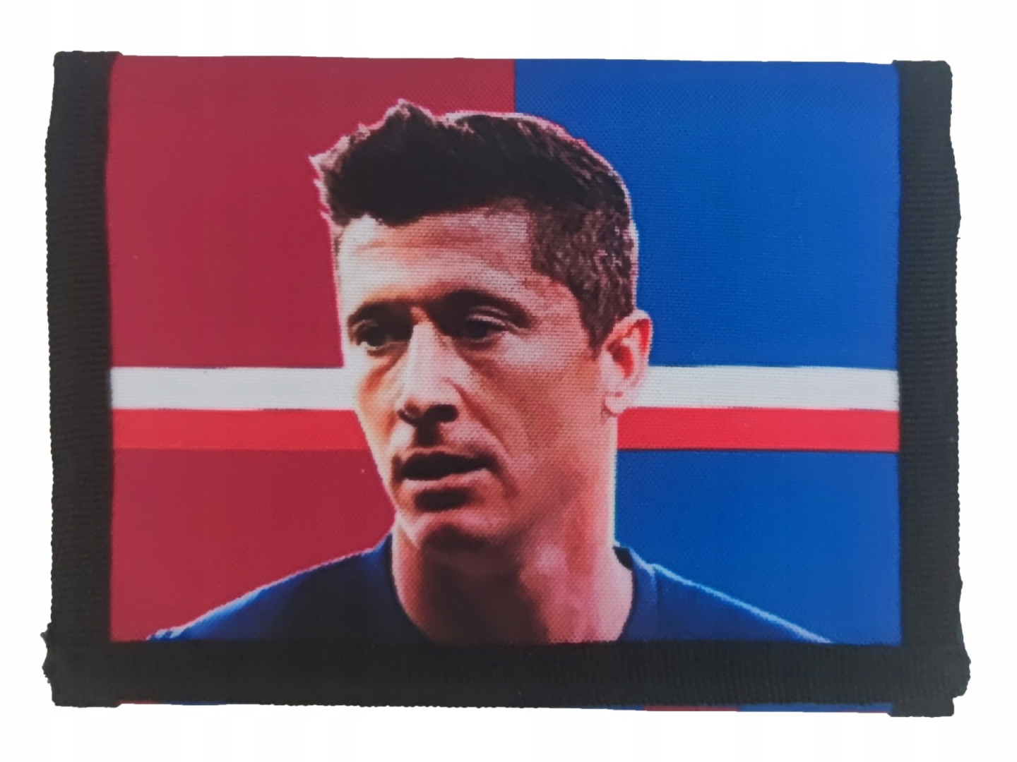 LEWANDOWSKI portfel dziecięcy portfelik rozkładany BARCELONA