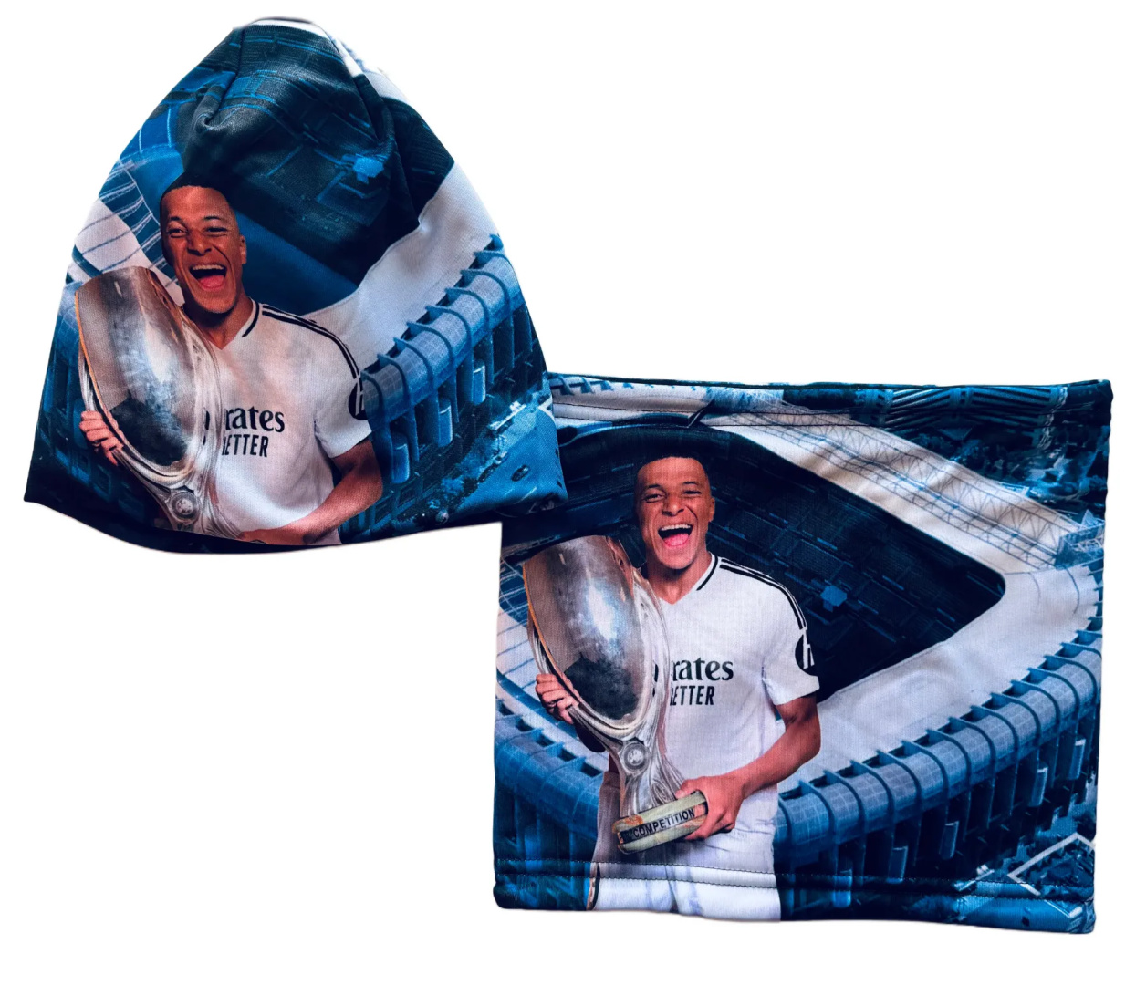 MBAPPE czapka i komin ocieplone polarem - komplet BP