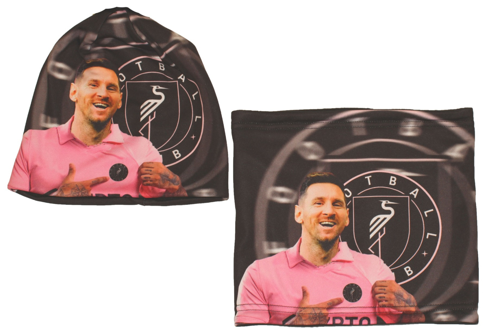 MESSI czapka i komin ocieplone polarem - komplet BP