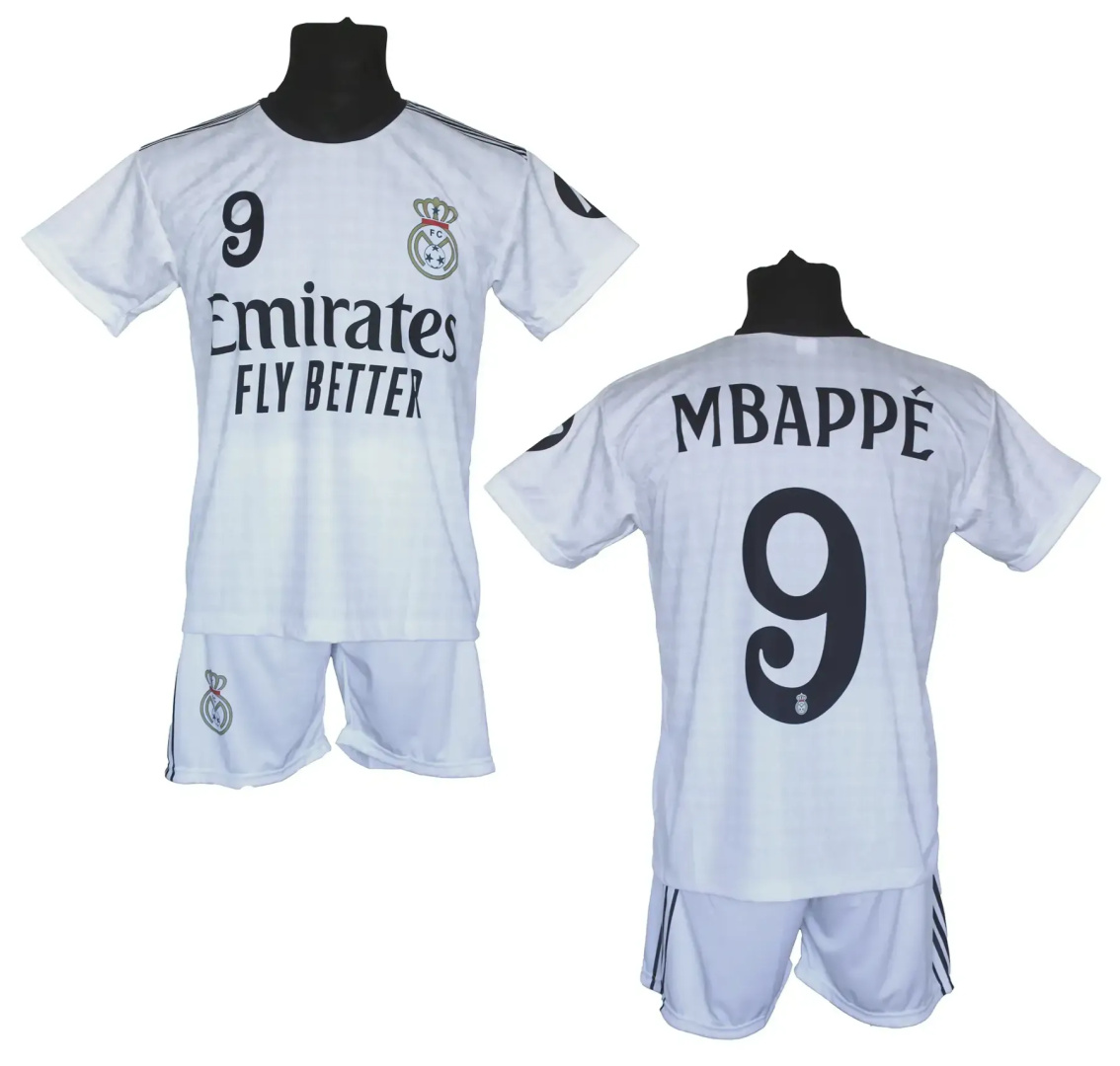 MBAPPE koszulka + spodenki strój sporotwy MADRYT dla dzieci