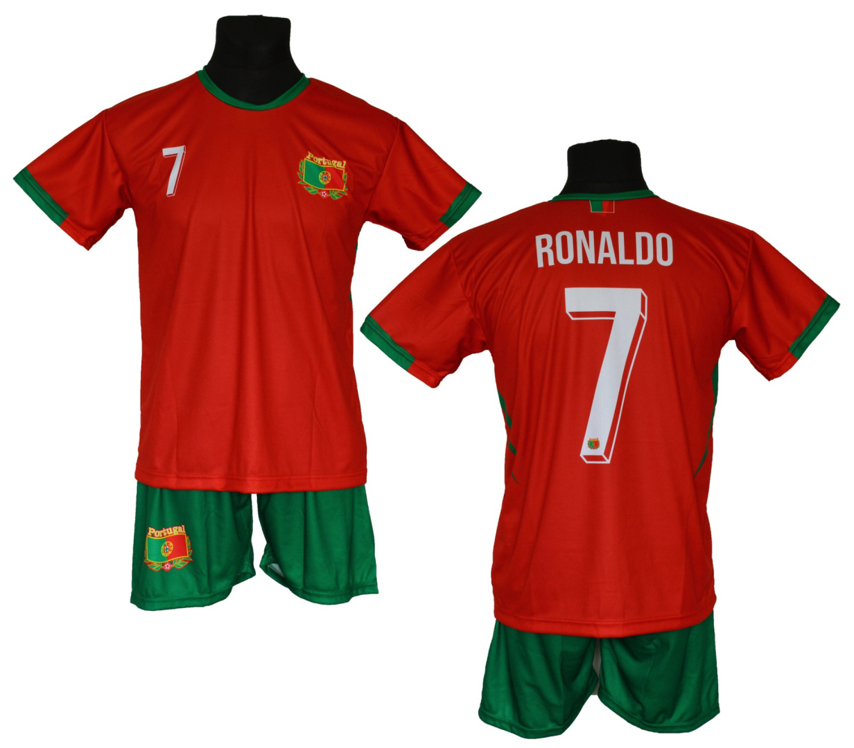 RONALDO koszulka + spodenki PORTUGALIA ME24