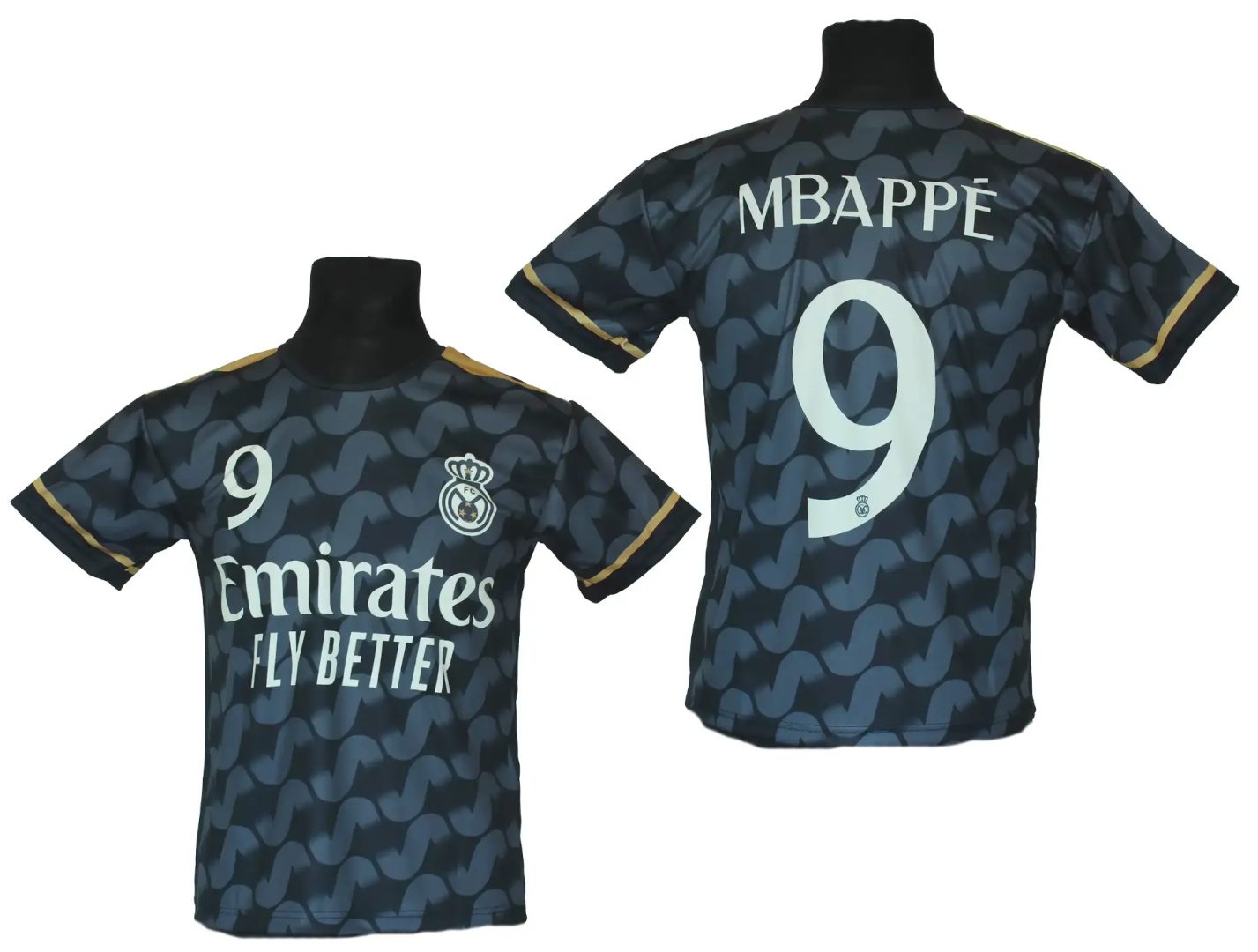 koszulka czarna MBAPPE t-shirt dla dziecka MADRYT SK