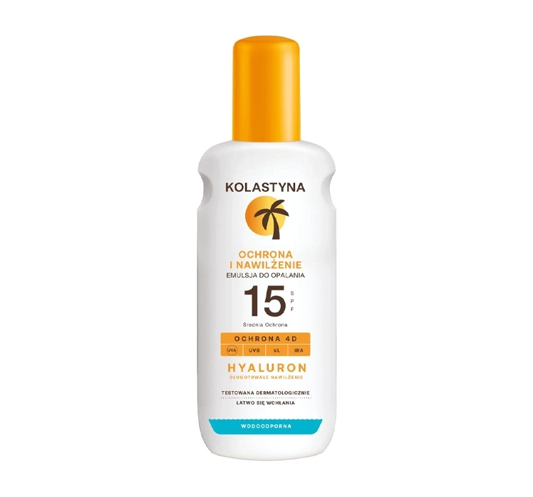 KOLASTYNA EMULSJA DO OPALANIA W SPRAYU SPF15 200ML