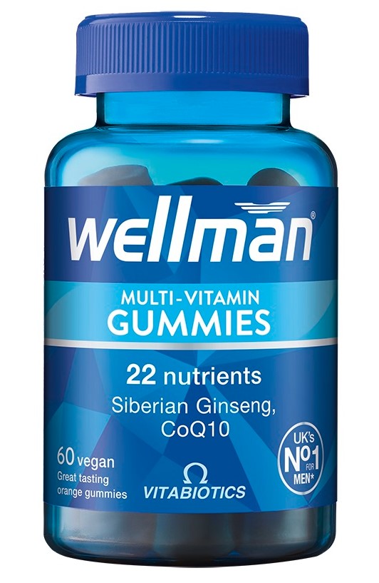 Vitabiotics Wellman Multi-Vitamin Gummies Suplement Diety 60 Żelek