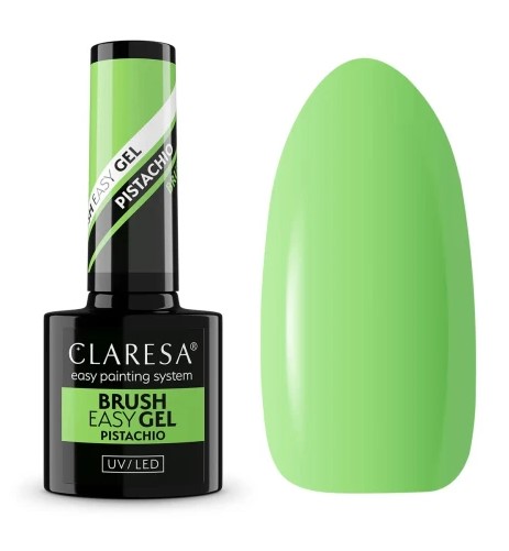 Claresa Brush Easy Gel Żel do Paznokci Pistachio